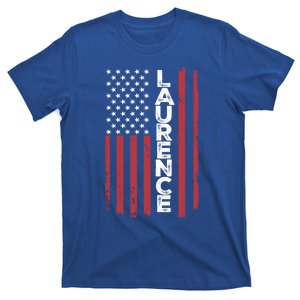 Laurence Usa Flag American Flag Patriotic Great Gift T-Shirt