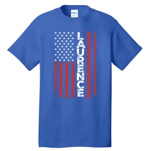 Laurence Usa Flag American Flag Patriotic Great Gift Tall T-Shirt