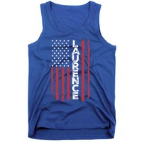 Laurence Usa Flag American Flag Patriotic Great Gift Tank Top