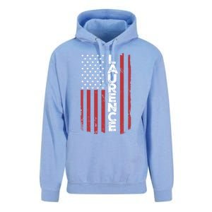 Laurence Usa Flag American Flag Patriotic Great Gift Unisex Surf Hoodie