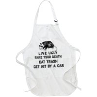 Live Ugly Fake Your Death Eat Trash Get Hit Apron