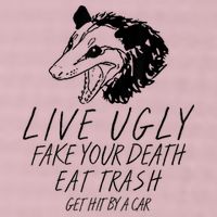 Live Ugly Fake Your Death Eat Trash Get Hit By A Car Opossum 25L Jumbo Tote
