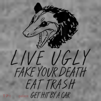 Live Ugly Fake Your Death Eat Trash Get Hit By A Car Opossum Sustainable Beanie