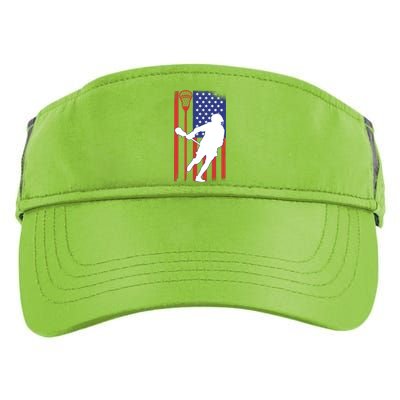 Lacrosse USA Flag Adult Drive Performance Visor