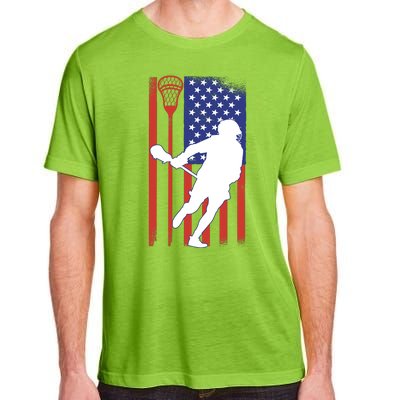 Lacrosse USA Flag Adult ChromaSoft Performance T-Shirt