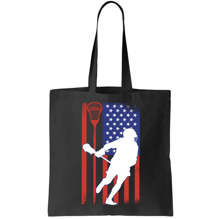 Lacrosse Usa Flag Bag