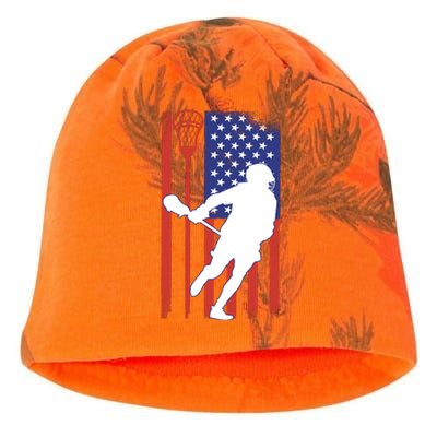 Lacrosse USA Flag Kati - Camo Knit Beanie