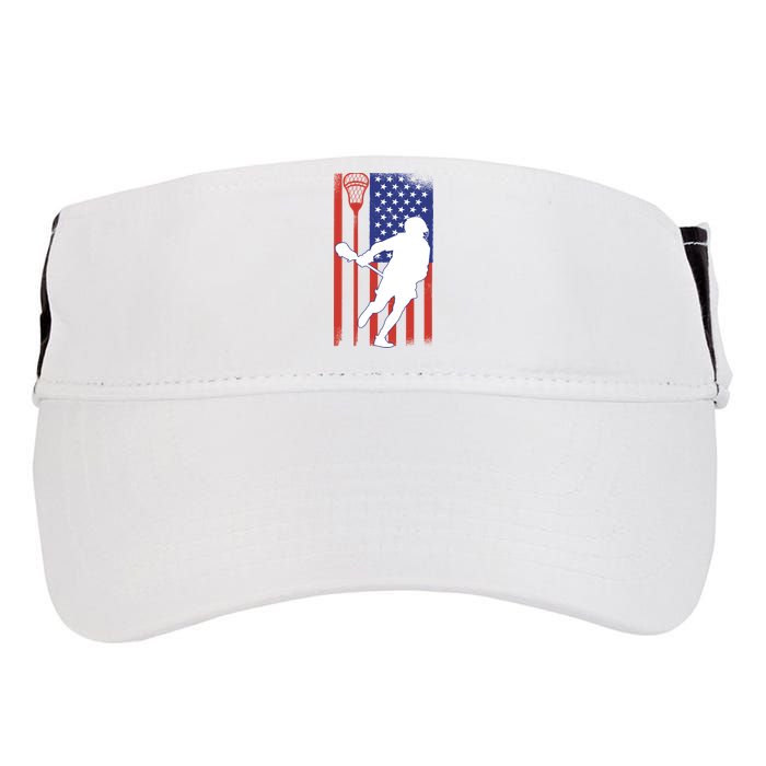 Lacrosse Usa Flag Adult Drive Performance Visor