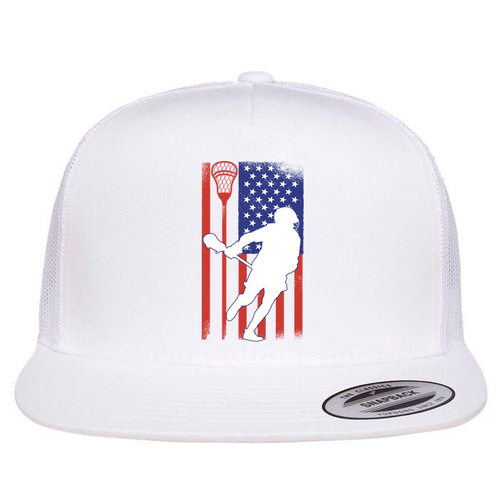 Lacrosse Usa Flag Flatbill Hat