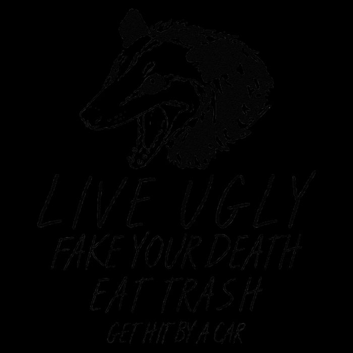 Live Ugly Fake Your Death Eat Trash Get Hit By A Car Opossum 16oz Travel Tumbler
