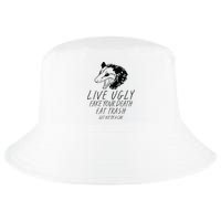 Live Ugly Fake Your Death Eat Trash Get Hit By A Car Opossum Cool Comfort Performance Bucket Hat