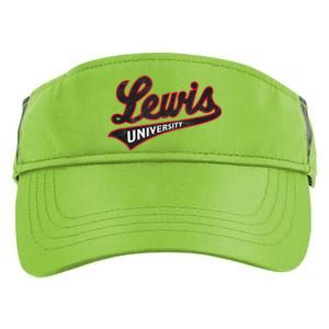 Lewis University Flyers Distressed Primary Adult Drive Performance Visor