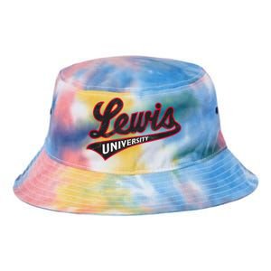 Lewis University Flyers Distressed Primary Tie Dye Newport Bucket Hat