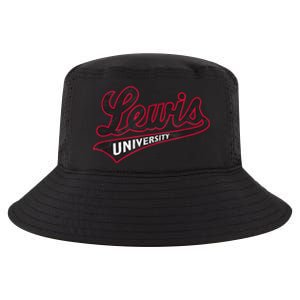 Lewis University Flyers Distressed Primary Cool Comfort Performance Bucket Hat