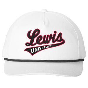 Lewis University Flyers Distressed Primary Snapback Five-Panel Rope Hat