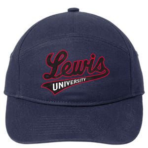 Lewis University Flyers Distressed Primary 7-Panel Snapback Hat