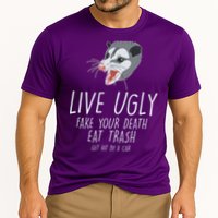 Live Ugly Fake Your Death Eat Trash Opossum Cooling Performance Crew T-Shirt
