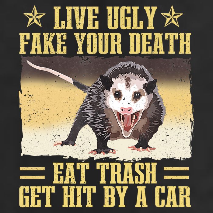 Live Ugly Fake Your Death Eat Trash Get Hit By A Car Opossum Tumbler