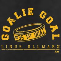 Linus Ullmark Goalie Goal Boston Hockey 7 Panel Mesh Trucker Snapback Hat