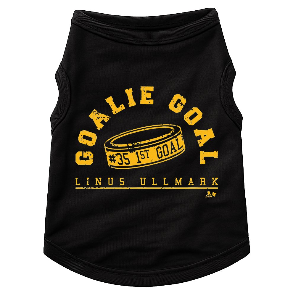 Linus Ullmark Goalie Goal Boston Hockey Doggie Tank