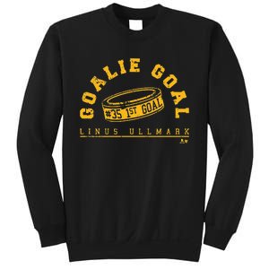 Linus Ullmark Goalie Goal Boston Hockey Sweatshirt