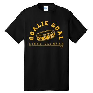 Linus Ullmark Goalie Goal Boston Hockey Tall T-Shirt