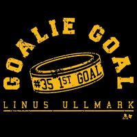 Linus Ullmark Goalie Goal Boston Hockey Backpack
