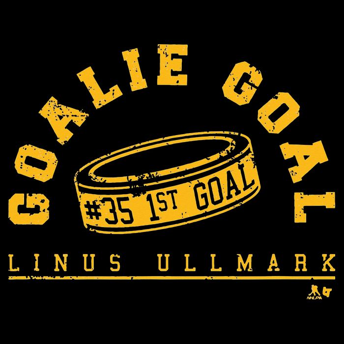 Linus Ullmark Goalie Goal Boston Hockey Backpack