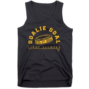 Linus Ullmark Goalie Goal Boston Hockey Tank Top