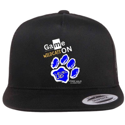 Level Up Game On Fwe Flat Bill Trucker Hat