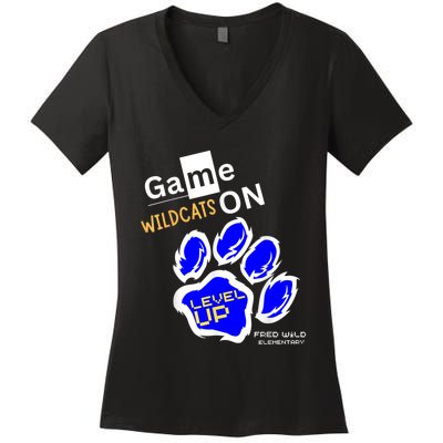 Level Up Game On Fwe Women's V-Neck T-Shirt