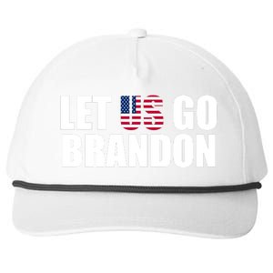 Let Us Go Brandon, Funny Anti Biden Chant Let's Go Brandon Snapback Five-Panel Rope Hat