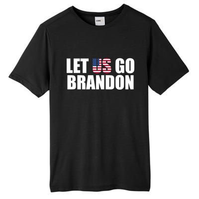 Let Us Go Brandon, Funny Anti Biden Chant Let's Go Brandon Tall Fusion ChromaSoft Performance T-Shirt