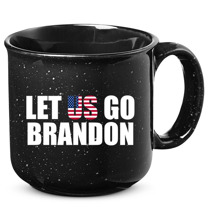 Let Us Go Brandon, Funny Anti Biden Chant Let's Go Brandon 15oz Campfire Ceramic Mug