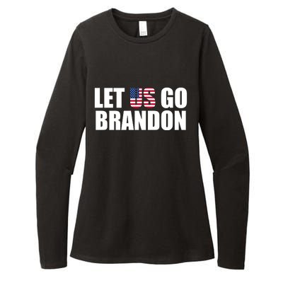 Let Us Go Brandon, Funny Anti Biden Chant Let's Go Brandon Womens CVC Long Sleeve Shirt