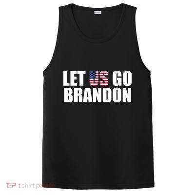 Let Us Go Brandon, Funny Anti Biden Chant Let's Go Brandon PosiCharge Competitor Tank