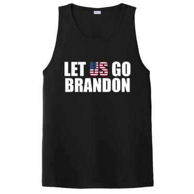 Let Us Go Brandon, Funny Anti Biden Chant Let's Go Brandon PosiCharge Competitor Tank