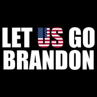 Let Us Go Brandon, Funny Anti Biden Chant Let's Go Brandon Cropped Pullover Crew