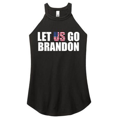 Let Us Go Brandon, Funny Anti Biden Chant Let's Go Brandon Women's Perfect Tri Rocker Tank