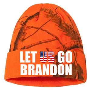 Let Us Go Brandon, Funny Anti Biden Chant Let's Go Brandon Kati Licensed 12" Camo Beanie