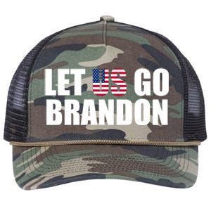 Let Us Go Brandon, Funny Anti Biden Chant Let's Go Brandon Retro Rope Trucker Hat Cap