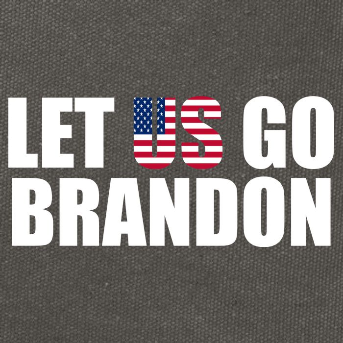 Let Us Go Brandon, Funny Anti Biden Chant Let's Go Brandon Cotton Canvas Backpack