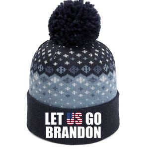 Let Us Go Brandon, Funny Anti Biden Chant Let's Go Brandon The Baniff Cuffed Pom Beanie