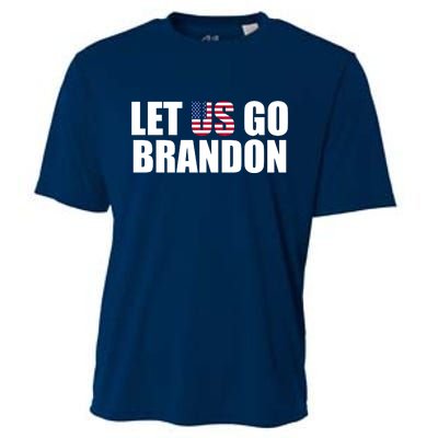 Let Us Go Brandon, Funny Anti Biden Chant Let's Go Brandon Cooling Performance Crew T-Shirt