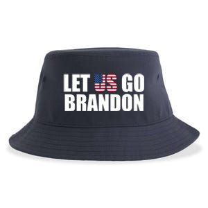 Let Us Go Brandon, Funny Anti Biden Chant Let's Go Brandon Sustainable Bucket Hat