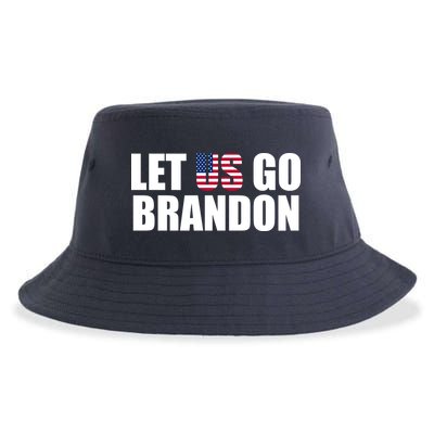 Let Us Go Brandon, Funny Anti Biden Chant Let's Go Brandon Sustainable Bucket Hat
