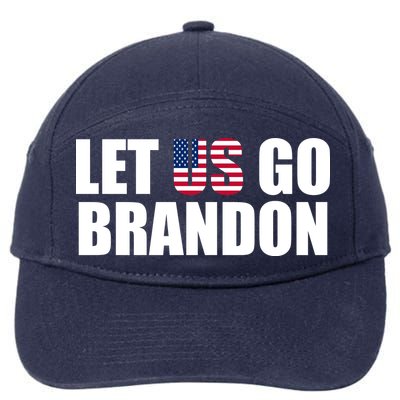 Let Us Go Brandon, Funny Anti Biden Chant Let's Go Brandon 7-Panel Snapback Hat