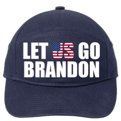 Let Us Go Brandon, Funny Anti Biden Chant Let's Go Brandon 7-Panel Snapback Hat