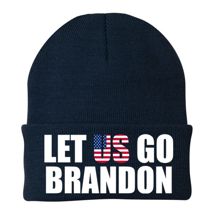 Let Us Go Brandon, Funny Anti Biden Chant Let's Go Brandon Knit Cap Winter Beanie