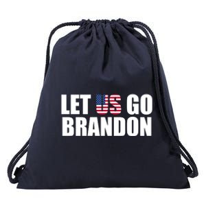 Let Us Go Brandon, Funny Anti Biden Chant Let's Go Brandon Drawstring Bag